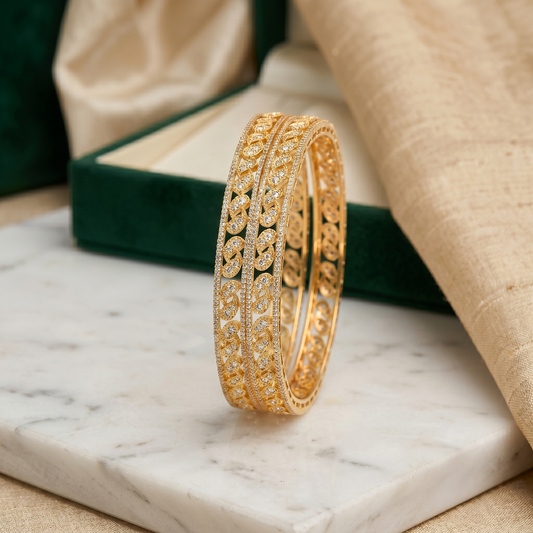 Designer AD Bangle - Avalna South Indian Bangles Online