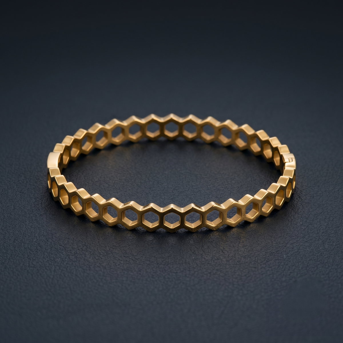 Hexagon Link Bracelet alternate angle — Avalna, Arcot Tamil Nadu