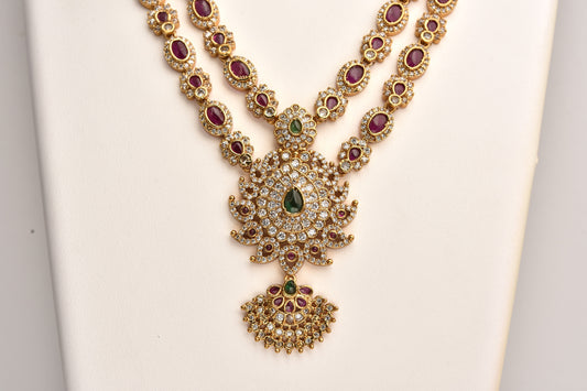 Red Stone Matt Necklace