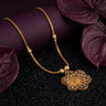 Gold Plated Filigree Flower Pendant Chain