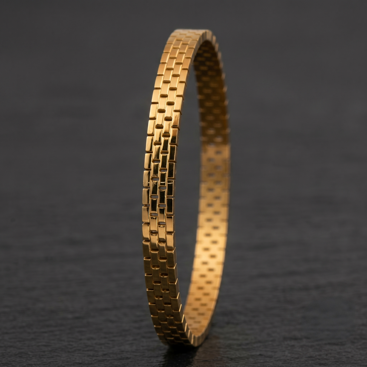 Gold Plated Watch Style Bracelet — Avalna, Arcot Tamil Nadu
