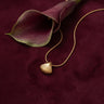Golden Shell Pendant Necklace