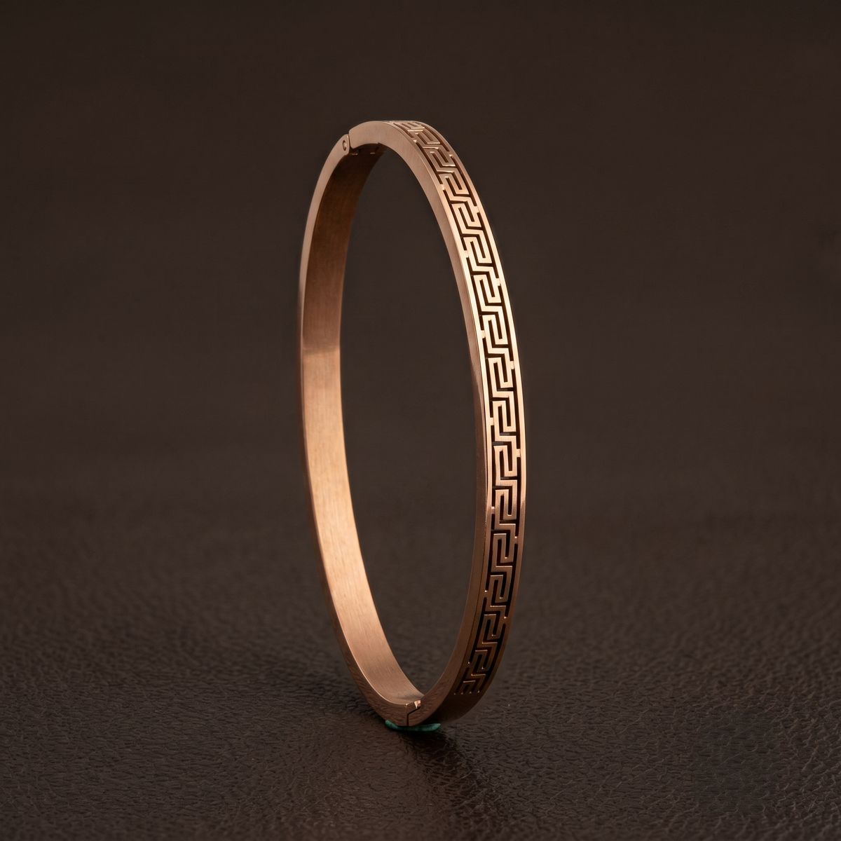 Greek Key Inspired Cuff Bracelet — Avalna, Arcot Tamil Nadu