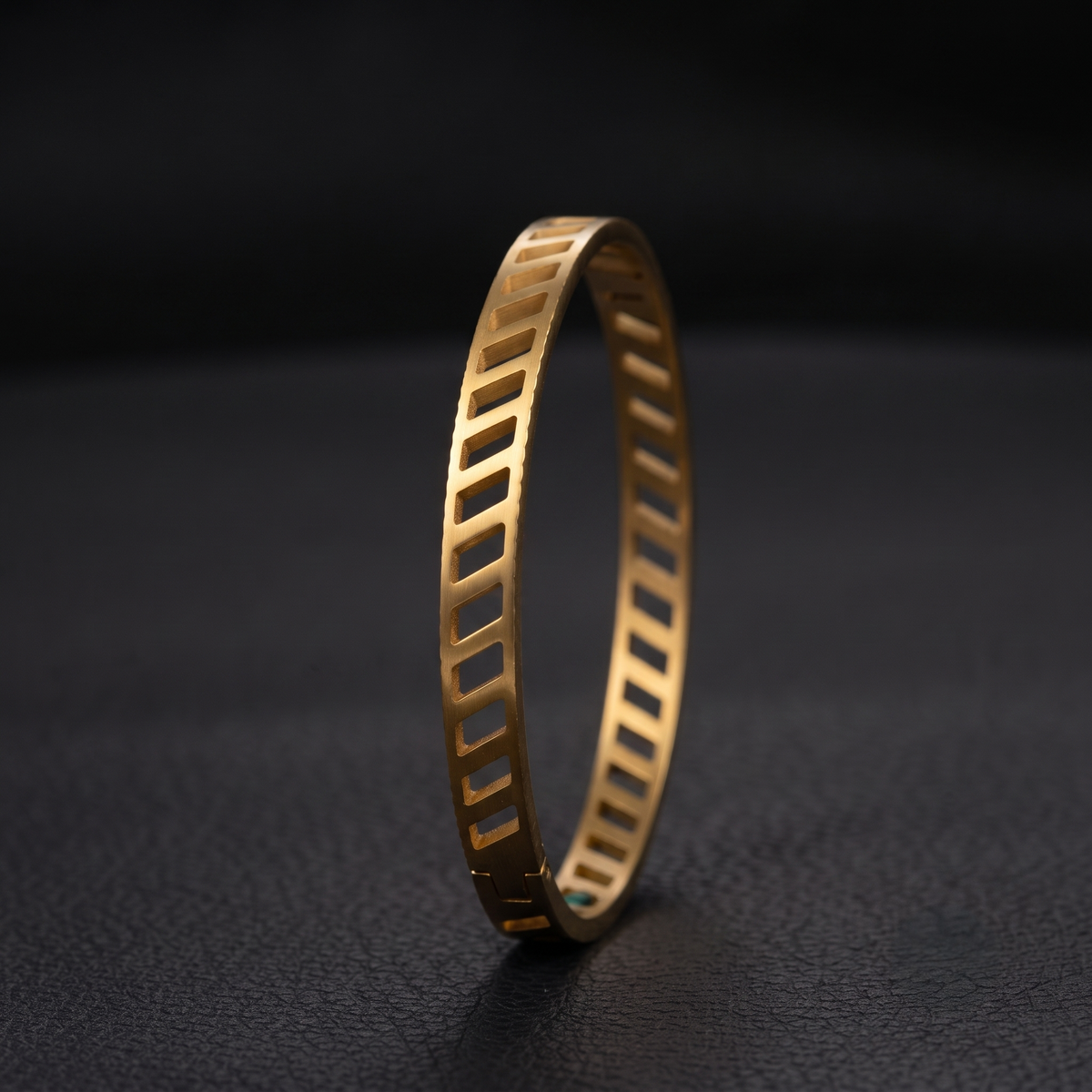 Laser Cut Geometric Cuff -Gold Rose Gold — Avalna, Arcot Tamil Nadu