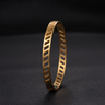 Laser Cut Geometric Cuff -Gold Rose Gold