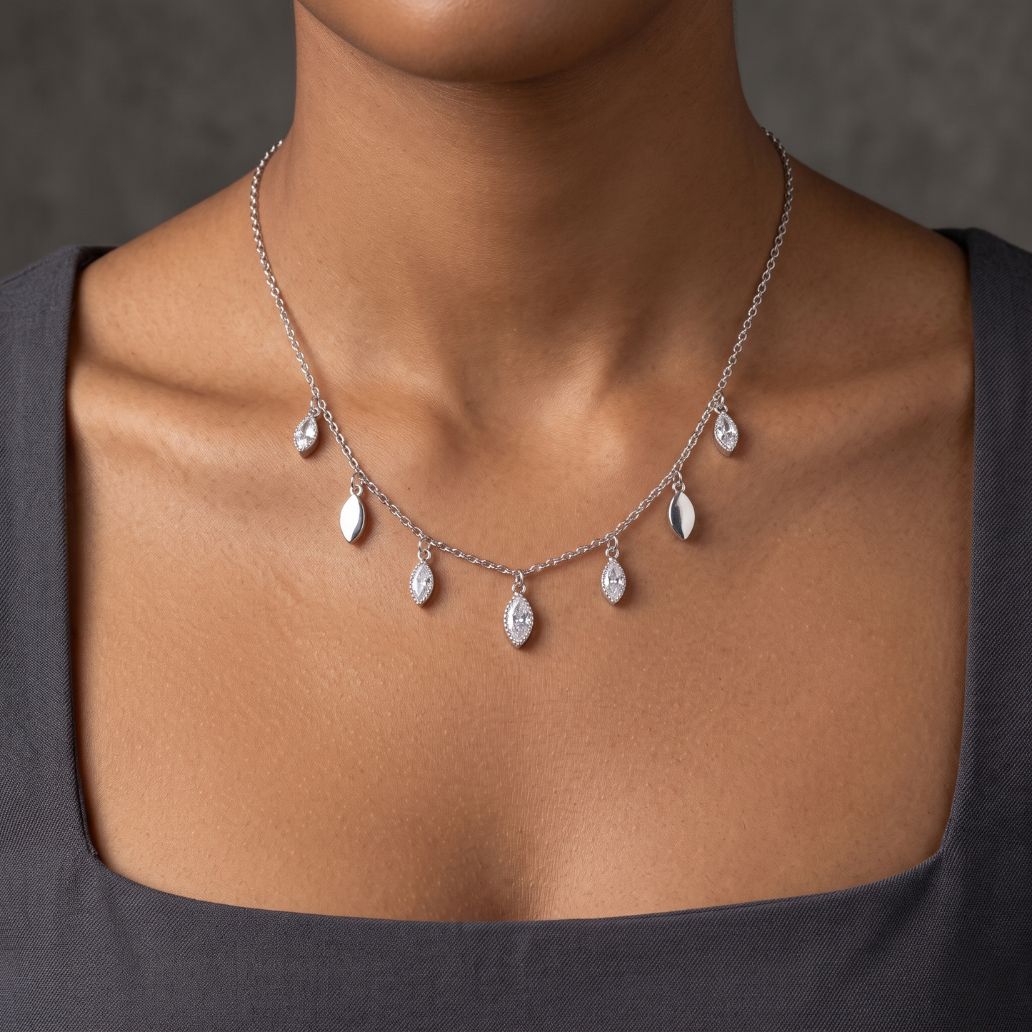 Little Boat Dangle Necklace