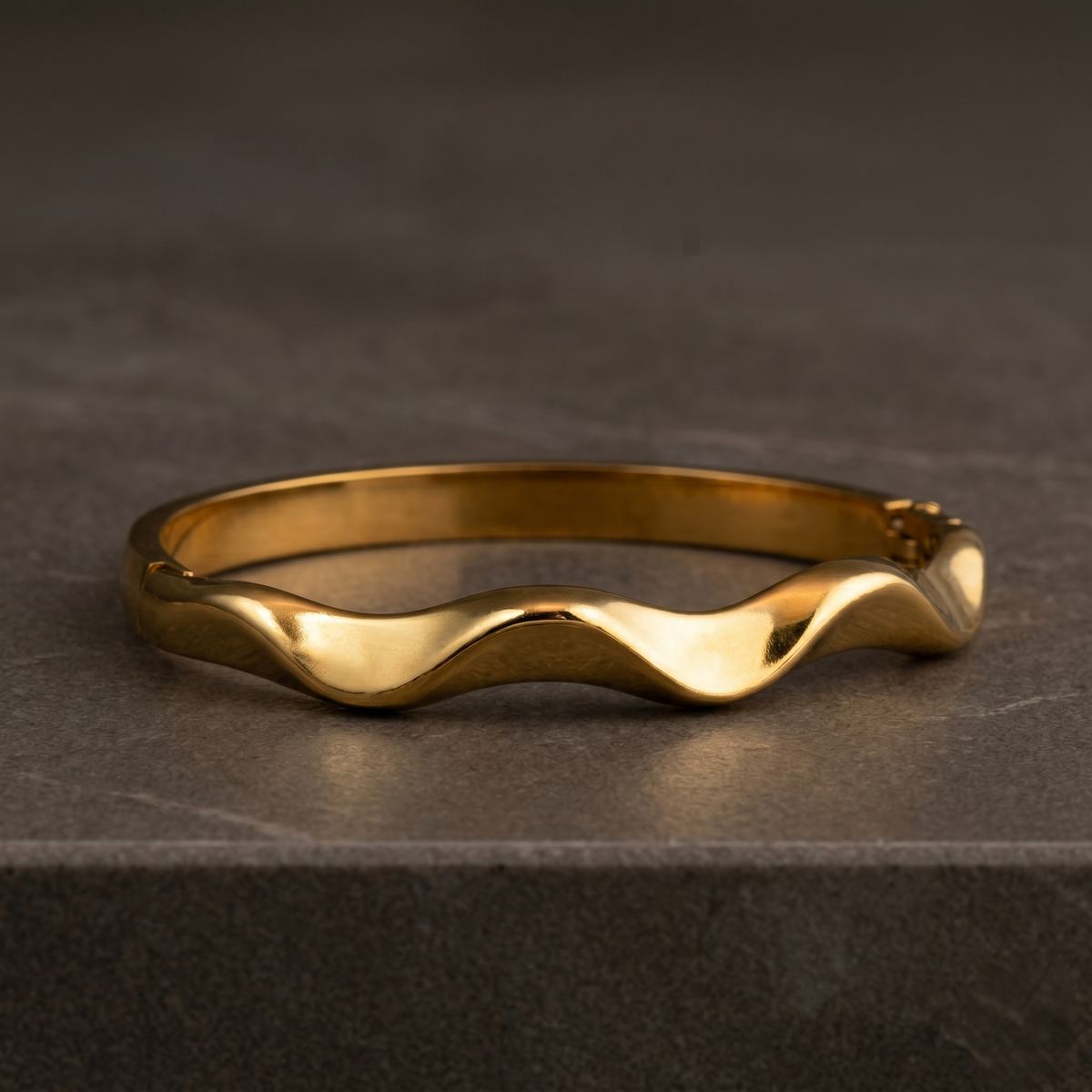 Minimalist Wave Bracelet alternate angle — Avalna, Arcot Tamil Nadu