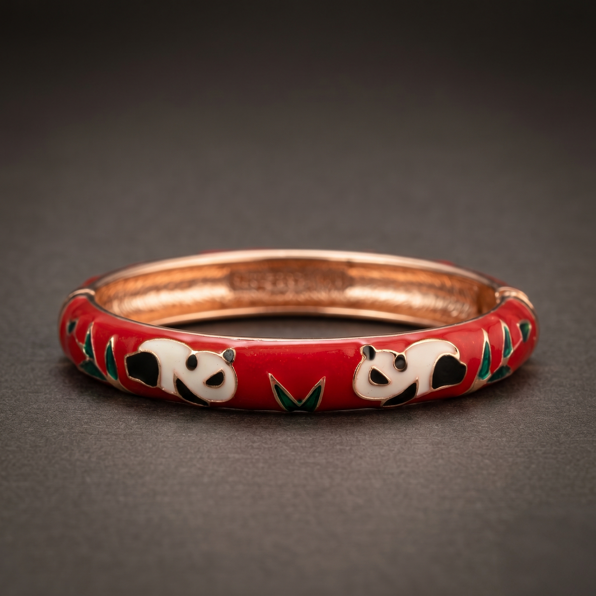 Panda Enamel/Meenakari Bracelet alternate angle — Avalna, Arcot Tamil Nadu