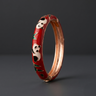 Panda Enamel/Meenakari Bracelet