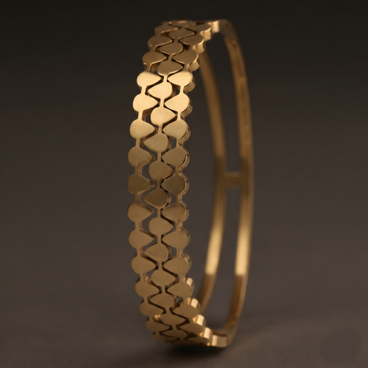 Pear Shape Patterned Bracelet - Avalna Indian Bracelet Online