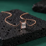 Rose Gold Solitaire Pendant Chain