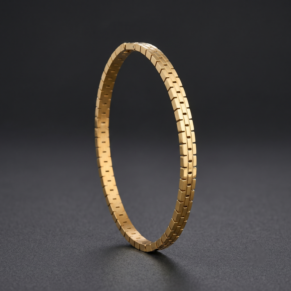 Timeless Design Cuff Bracelet-Gold Plated close-up — Avalna, Arcot Tamil Nadu