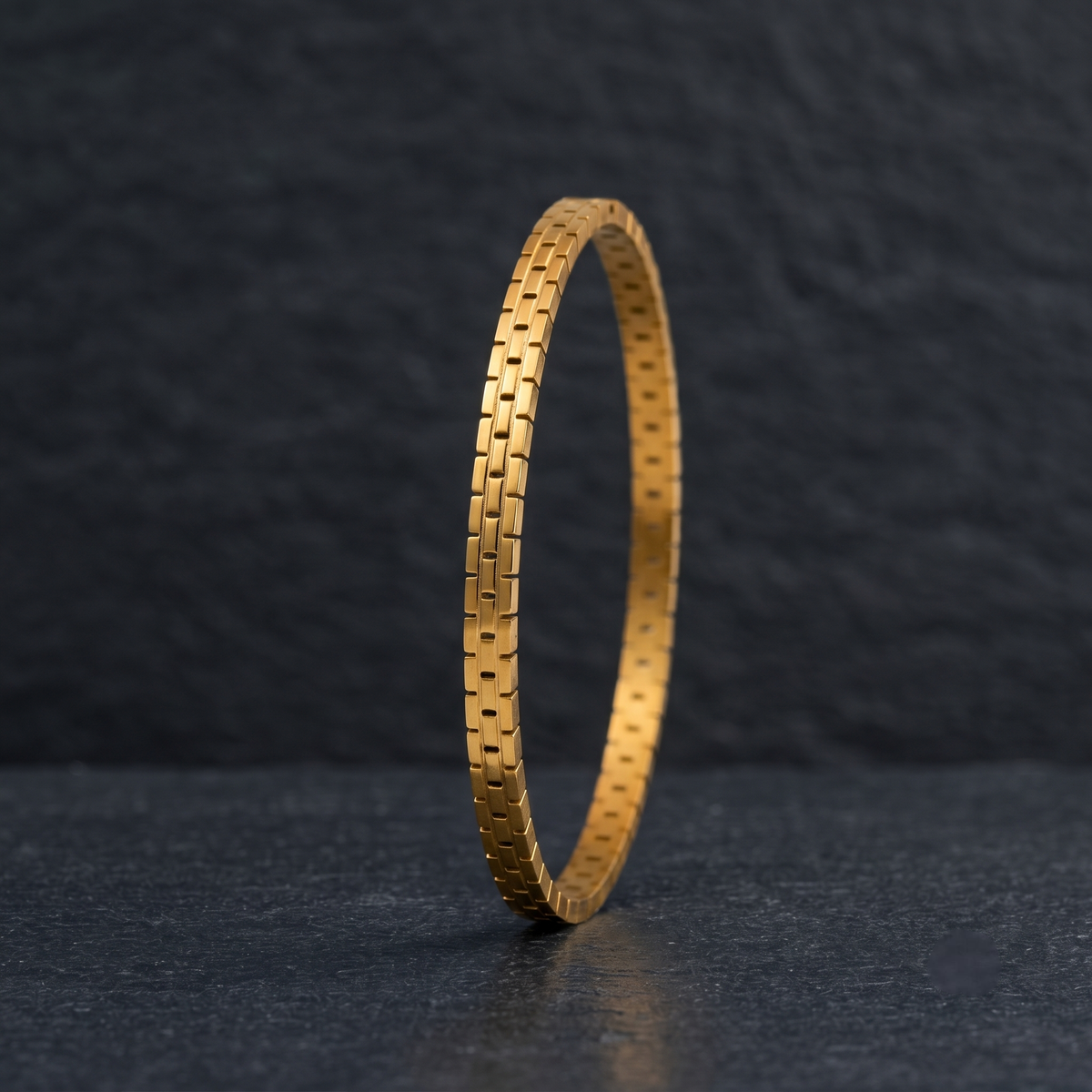 Timeless Design Cuff Bracelet-Gold Plated — Avalna, Arcot Tamil Nadu