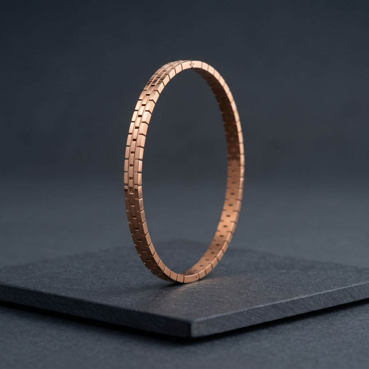 Timeless Design Cuff Bracelet-Gold Plated view 9 — Avalna, Arcot Tamil Nadu