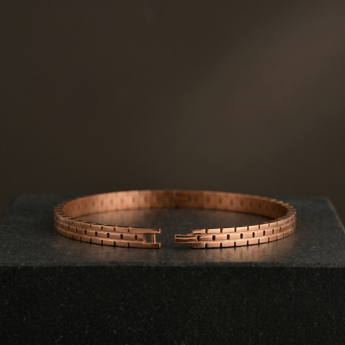 Timeless Design Cuff Bracelet-Gold Plated view 8 — Avalna, Arcot Tamil Nadu